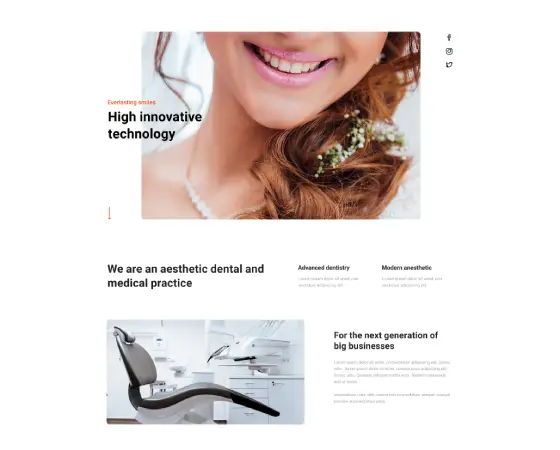 Dentist Page DPT-PRO-01