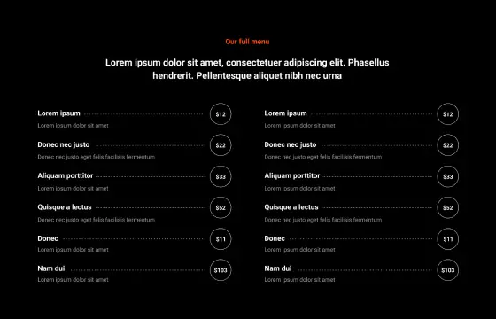 Pricing Table Dark PTD-PRO-30