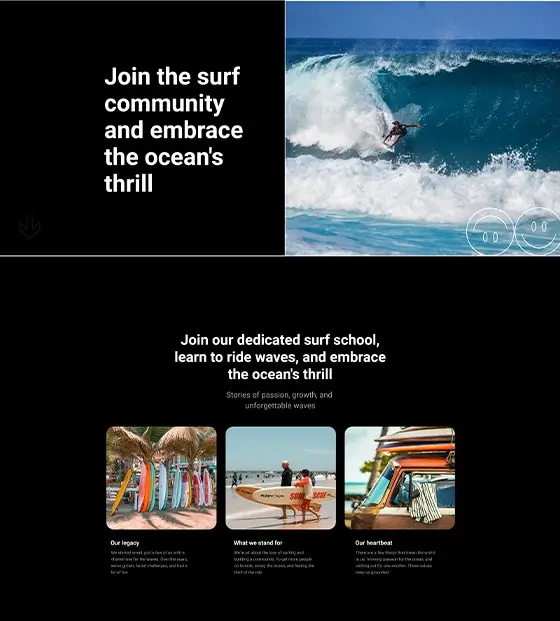 Surf Club Page SURFP-PRO-01