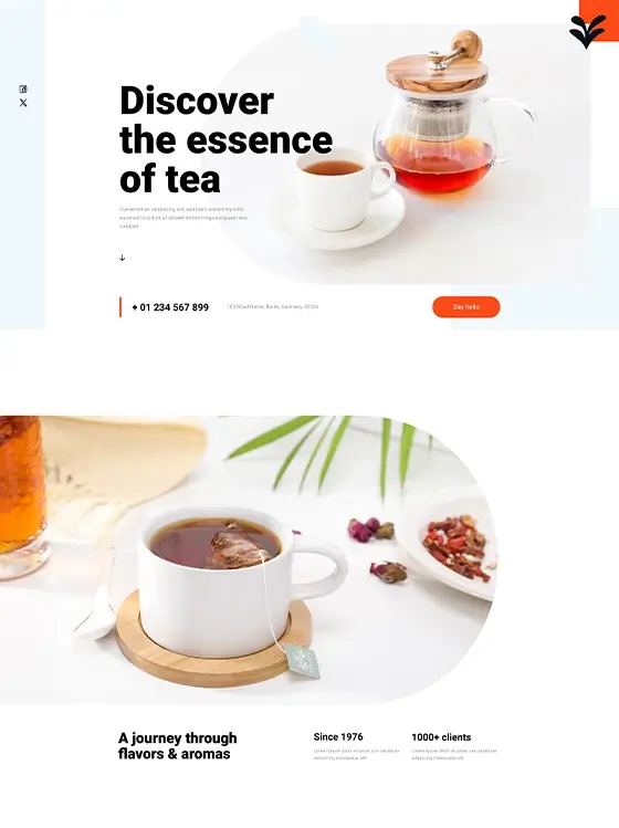 Tea Shop Page TEAP-PRO-01