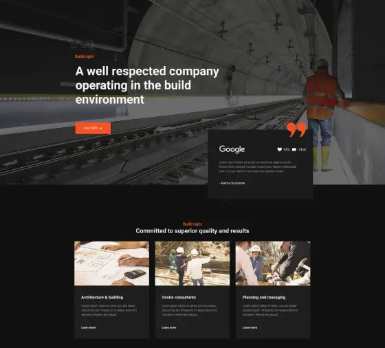 Construction Page CSTP-PRO-02