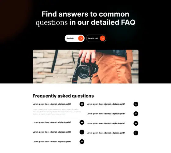 FAQ Page FAQ-PRO-01