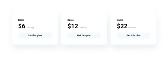 Pricing Table Light PTL-PRO-76