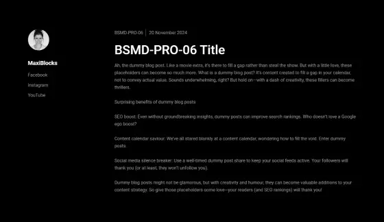 Blog Story Mix Dark BSMD-PRO-06