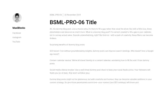 Blog Story Mix Light BSML-PRO-06