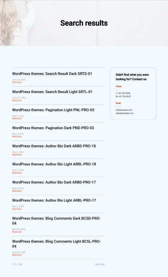 Search Result Light SRTL-01