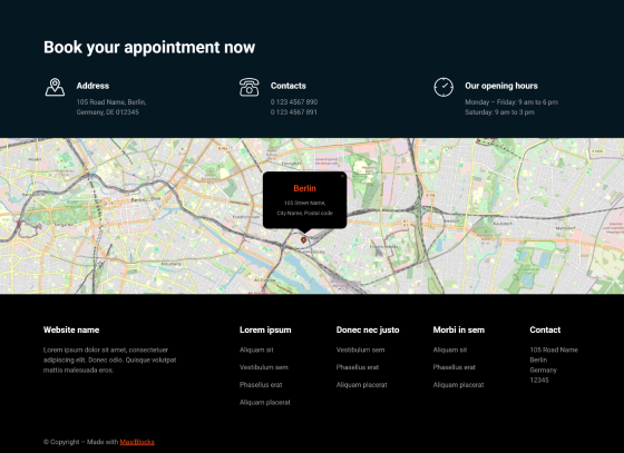 Pure Footer Dark PFD-PRO-49