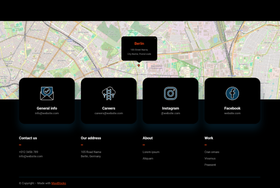 Pure Footer Dark PFD-PRO-52