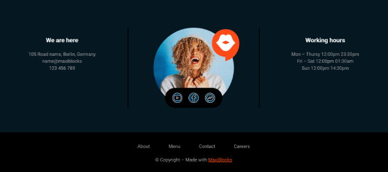 Pure Footer Dark PFD-PRO-54