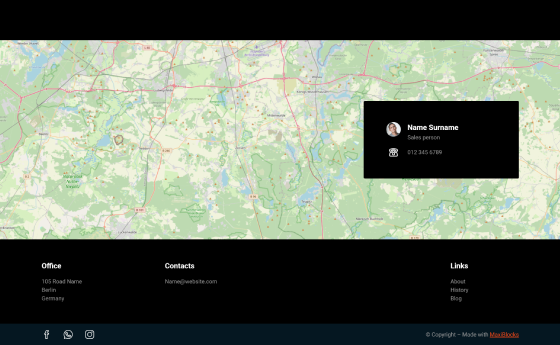 Pure Footer Dark PFD-PRO-56