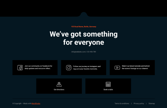 Pure Footer Dark PFD-PRO-57