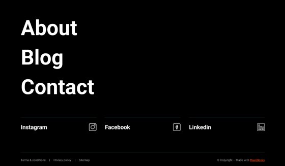 Pure Footer Dark PFD-PRO-60