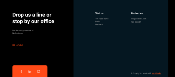 Pure Footer Dark PFD-PRO-78