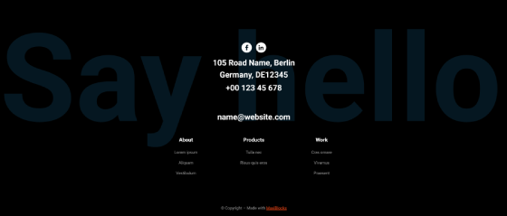 Pure Footer Dark PFD-PRO-86