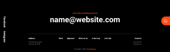 Pure Footer Dark PFD-PRO-88