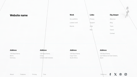 Pure Footer Light PFL-PRO-69