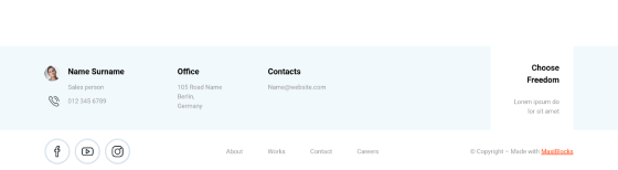 Pure Footer Light PFL-PRO-70